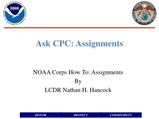 Ask CPC: Assignments