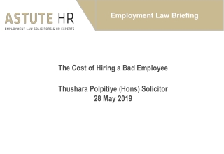 Employment Law Briefing