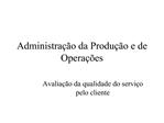 Administra o da Produ o e de Opera es