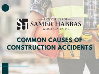 Common Causes of Construction Accidents