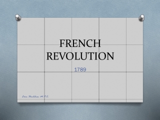 FRENCH REVOLUTION