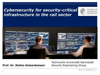 Cybersecurity for security-critical infrastructure in the rail sector