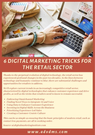 6 Digital Marketing Tricks for the Retail Sector