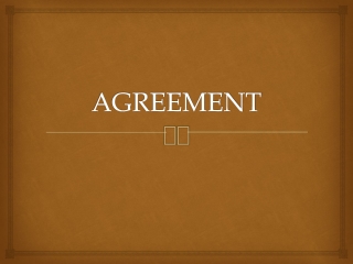 AGREEMENT