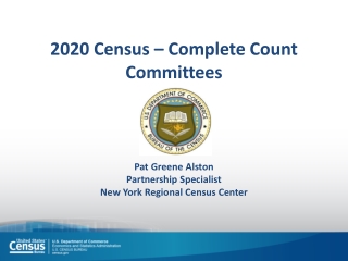 Pat Greene Alston Partnership Specialist New York Regional Census Center