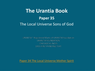 The Urantia Book