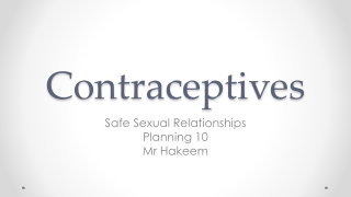 Contraceptives