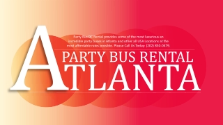 Atlanta Party Bus Rental