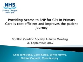 Providing Access to BNP for GPs in Primary Care is cost efficient and improves the patient journey
