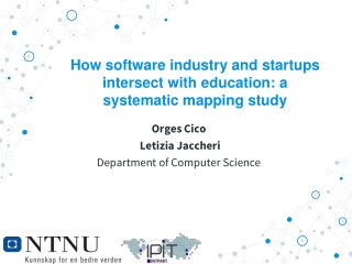 How software industry and startups intersect with education: a systematic mapping study