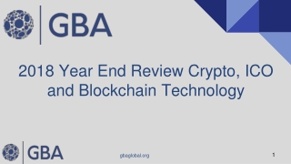 2018 Year End Review Crypto, ICO and Blockchain Technology