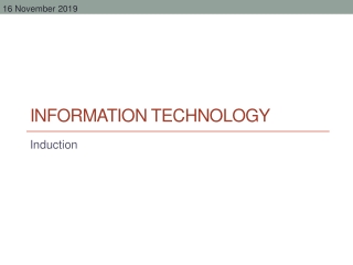 INFORMATION TECHNOLOGY