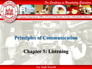 Principles of Communication