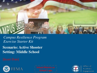 Campus Resilience Program Exercise Starter Kit