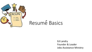 Resume Basics