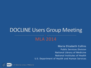 DOCLINE Users Group Meeting