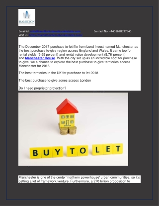 Best buy to let areas in manchester