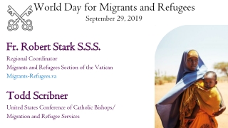 World Day for Migrants and Refugees September 29, 2019