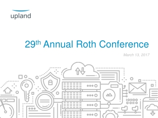 29 th Annual Roth Conference