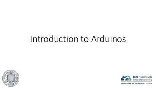 Introduction to Arduinos