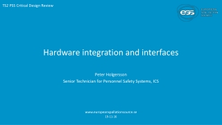 Hardware integration and interfaces