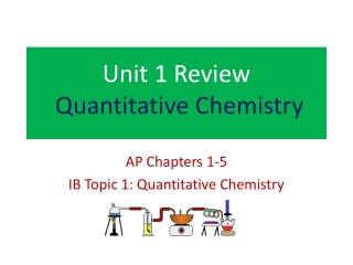 Unit 1 Review Quantitative Chemistry