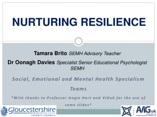 NURTURING RESILIENCE