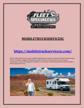 RV Repair in Myrtle Beach