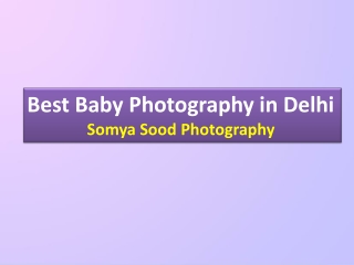 Best Baby Photography in Delhi