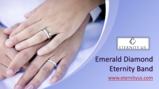 Emerald Diamond Eternity Band