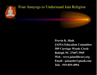 Four Anuyogs to Understand Jain Religion