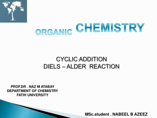 ORGANIC CHEMISTRY