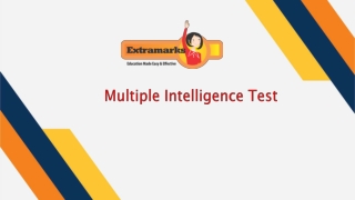 Take the Multiple Intelligence Test on Extramarks and Know Yourself