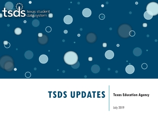 TSDS UPDATEs