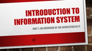 Introduction to information system