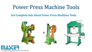Power Press Machine Tools