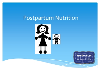 Postpartum Nutrition