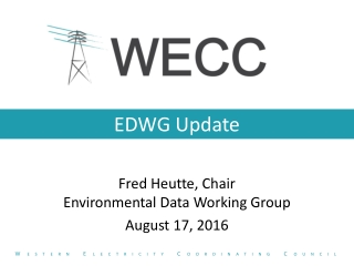 EDWG Update