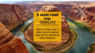 5 state road trip TEMPLATE