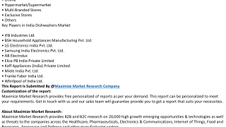 India Dishwashers Market