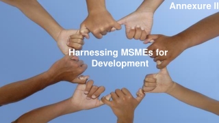 Harnessing MSMEs for Development