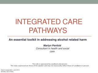 Integrated Care Pathways