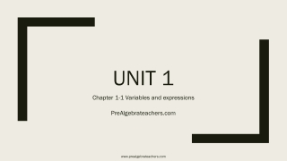 Unit 1