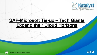 SAP-Microsoft Tie-up – Tech Giants Expand their Cloud Horizons