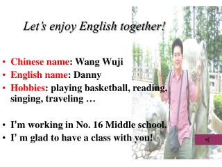 Let’s enjoy English together!