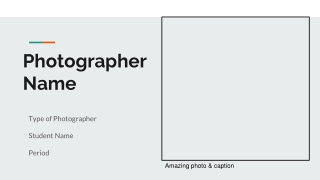 Photographer Name