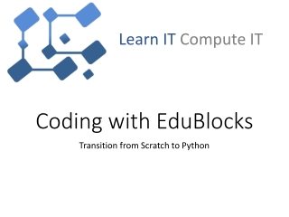 Coding with EduBlocks