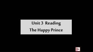 Unit 3 Reading The Happy Prince