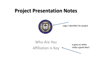 Project Presentation Notes