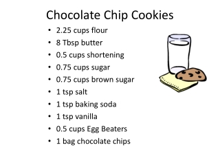 Chocolate Chip Cookies